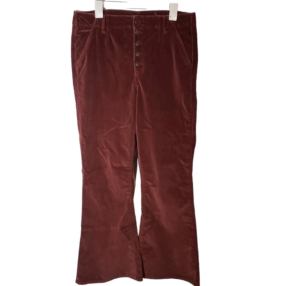 Women's Boot Cut Flare Pants - Brown